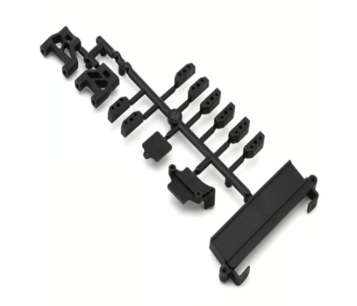 Mugen Seiki MBX7/MBX8 Radio & Battery Tray Mount Holder Set