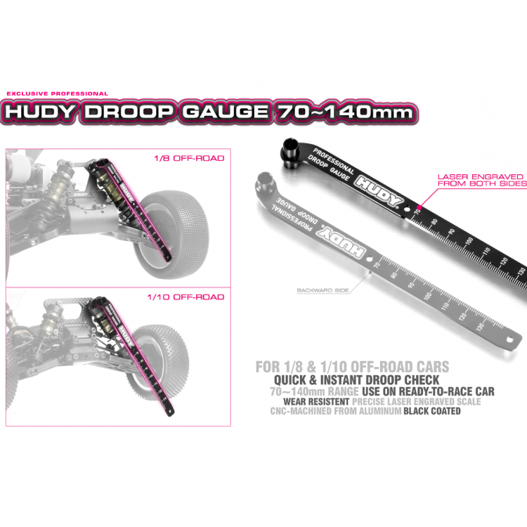 HUDY DROOP GAUGE 70~140MM  - HUDY  - 107783
