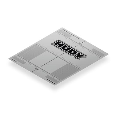 HUDY PLASTIC SET-UP BOARD DECAL 331x386MM - 1/10 OFF-ROAD - HUDY - 108660