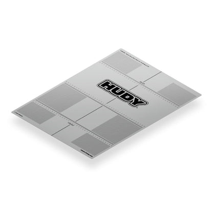 HUDY PLASTIC SET-UP BOARD DECAL 399x545mm - 1/8 OFF-ROAD & GT - HUDY - 108760