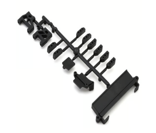 Mugen Seiki MBX7/MBX8 Radio & Battery Tray Mount Holder Set