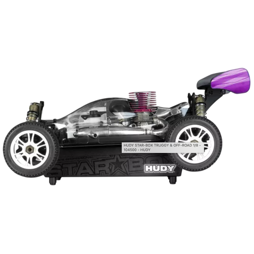HUDY STAR-BOX TRUGGY & OFF-ROAD 1/8 - 104500 - HUDY