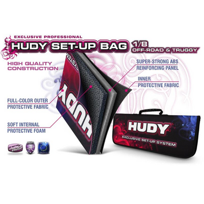 Hudy Complete Set-Up Tool Set w/Carrying Bag (1/8 Off-Road) HUDY 108856