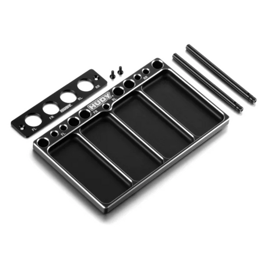 HUDY ALU TRAY FOR 1/10 OFF-ROAD DIFF & SHOCKS HUDY 109801