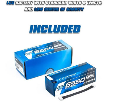 LRP 4S 60C Graphene HV LCG LiPo Battery (15.2V/6550mAh) w/5mm Connector (EFRA Approved)