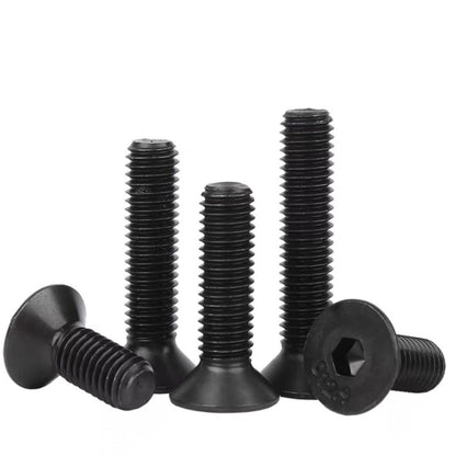 M2 Grade 12.9 Cr-Mo Alloy Steel Hex Socket Countersunk Flat Head Screws (1Pcs)