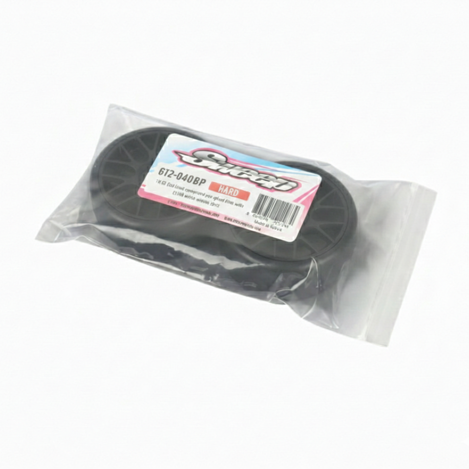 GT2-D40BP GT8 D-compound Slick tires Black wheels 2pcs