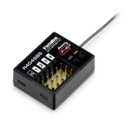 Futaba R404SBS F-4G T-FHSS 4-Channel 2.4Ghz Telemetry Receiver (SR/T-FHSS/S.Bus2)