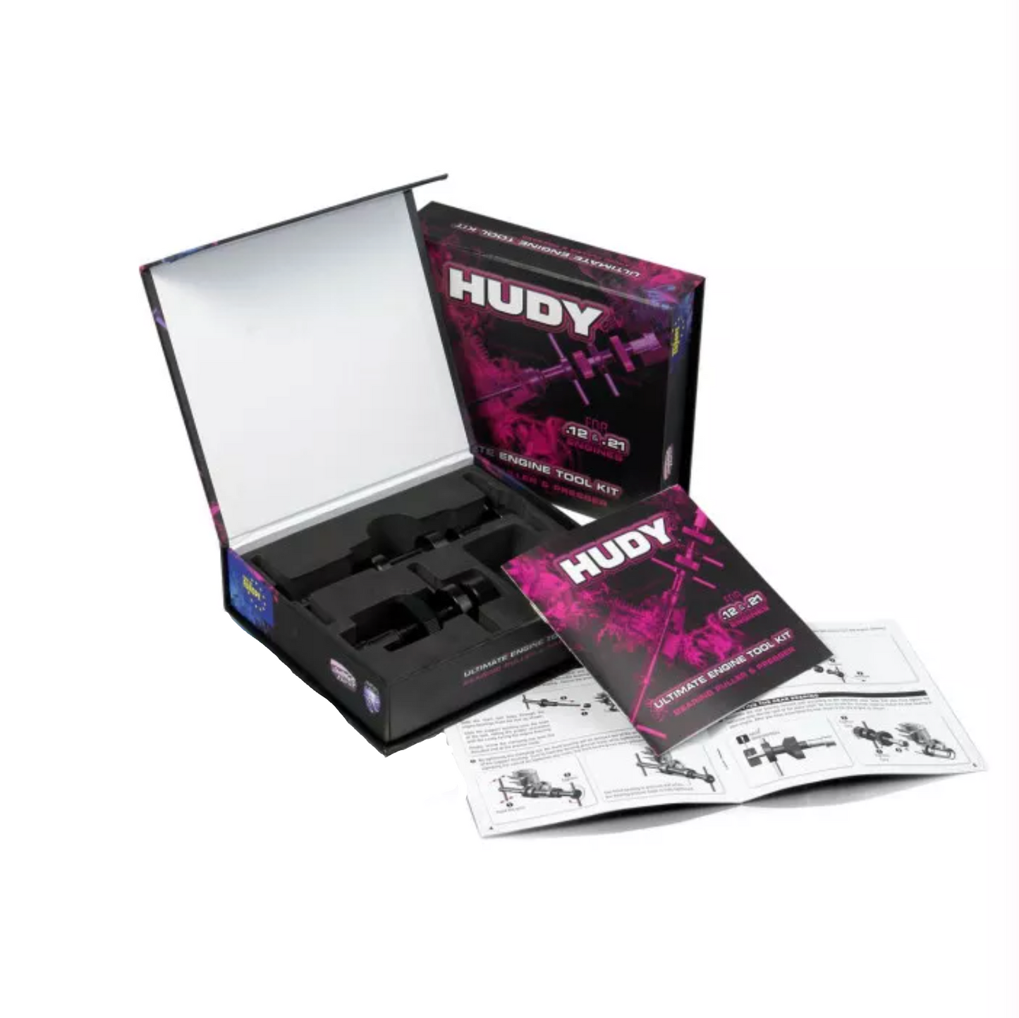 HUDY PROFFESIONAL ENGINE TOOL KIT FOR .21 ENGINE HUDY 107051