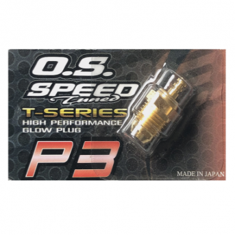 O.S. P3 Gold Turbo Glow Plug "Ultra Hot"