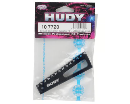 HUDY CHASSIS RIDE HEIGHT GAUGE 17MM TO 30MM FOR 1/8 & 1/10 OFF-ROAD - HUDY 107720