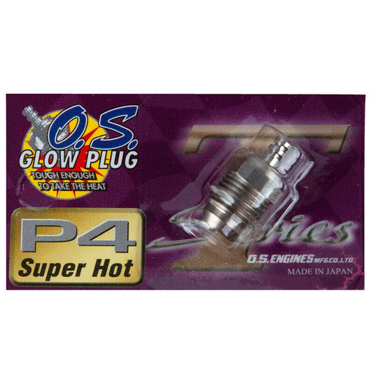O.S. P4 Turbo Glow Plug "Super Hot"